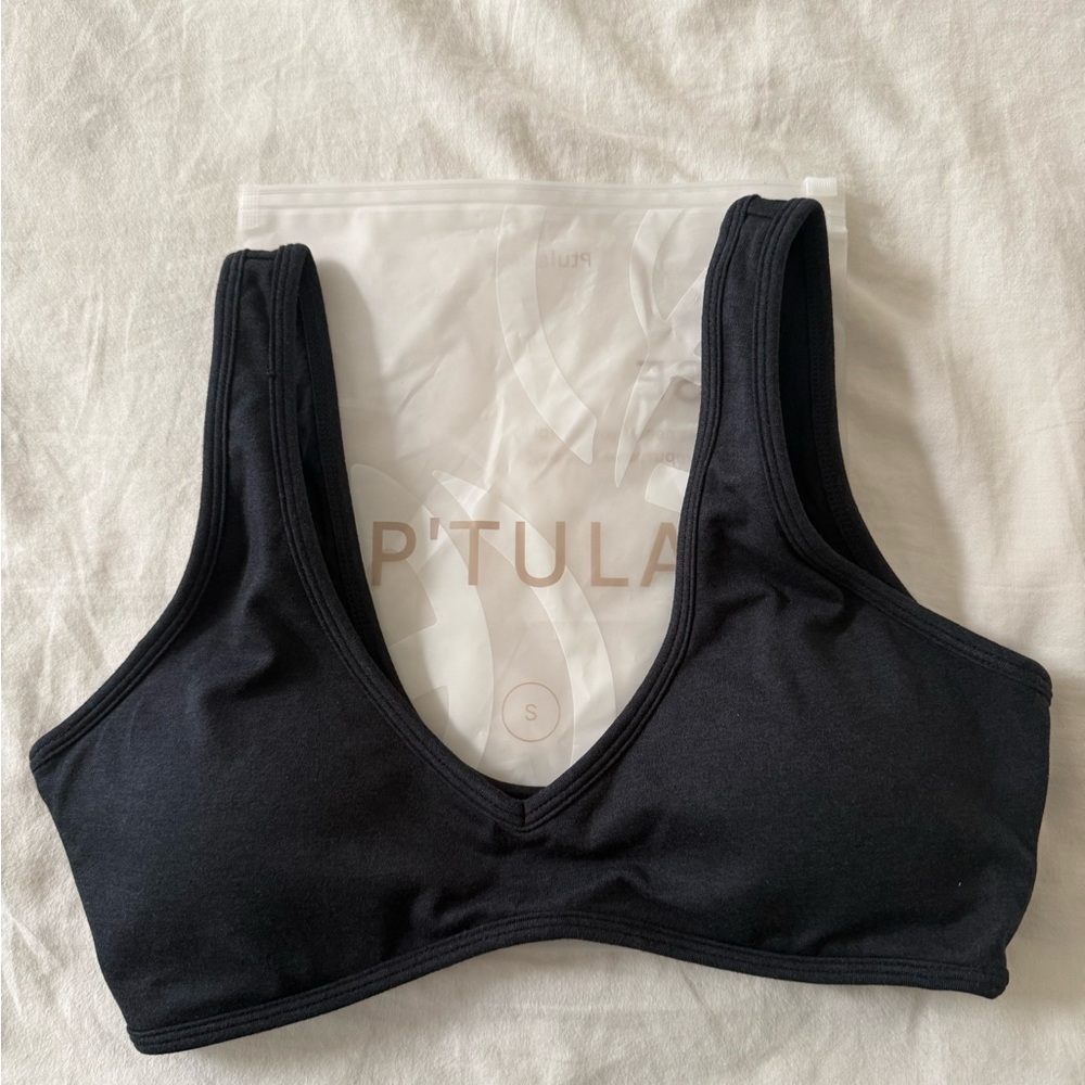 P'tula Black Sports Bra